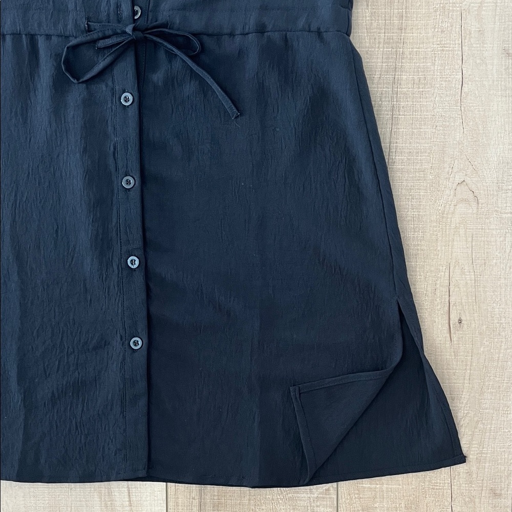 Black Button-Down Swimsuit Coverup - Picture 6 of 6